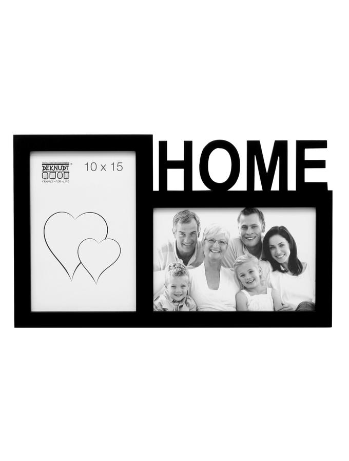 deknudt frames Cadre noir pour 2 photos - HOME S68NK2 P2A