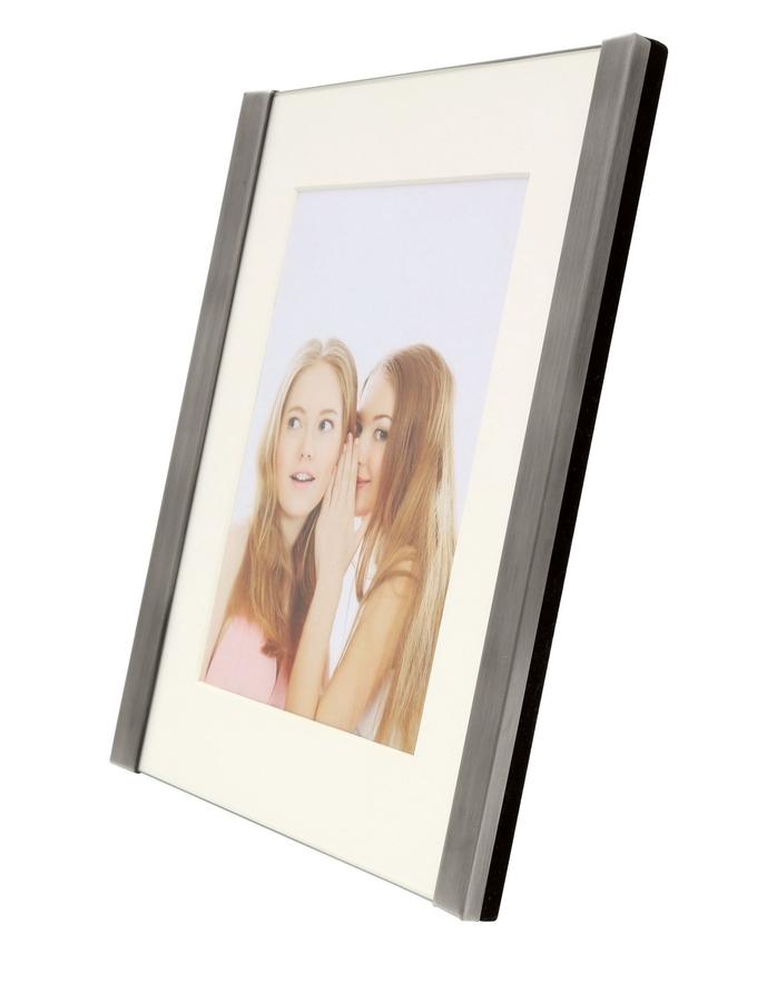 Deknudt Frames Cadre Photo Avec Bord En Argenté Mat Et Passe-partout S58MG8 P1