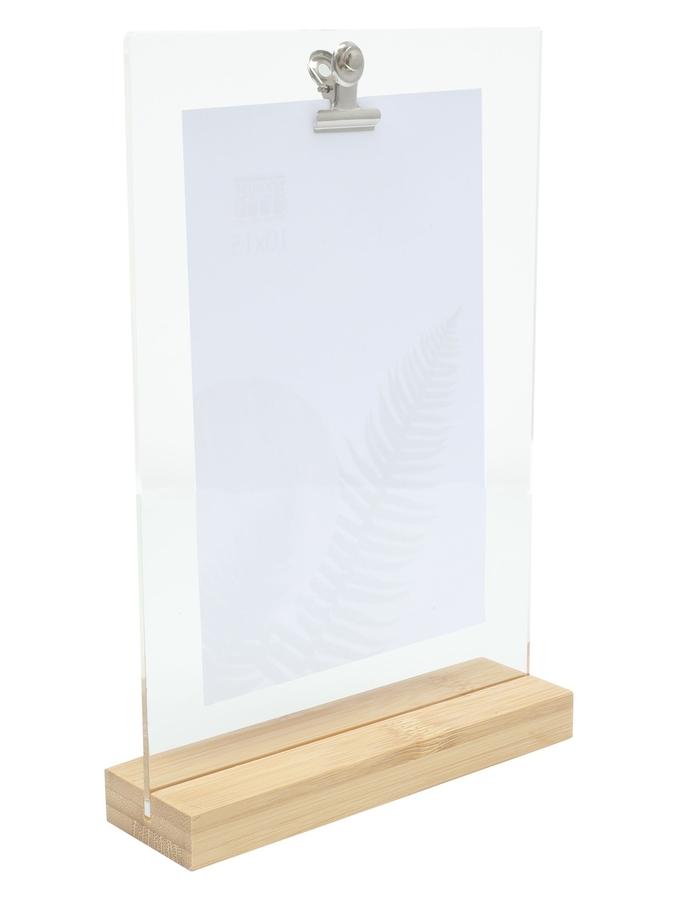 Deknudt Frames Cadre Photo Avec Clip Sur Un Support En Bois Naturel S58RY1