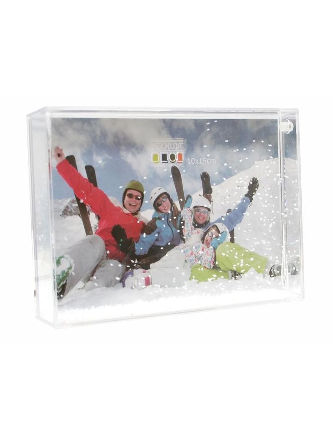 deknudt frames Cadre photo avec de la neige et paillettes S66FD1
