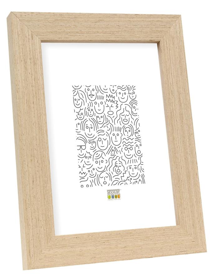 deknudt frames Cadre photo avec du vrai placage de bois en couleur chêne S46BH1
