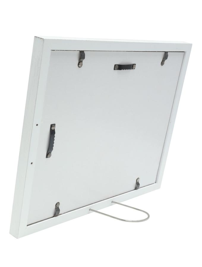 Deknudt Frames Cadre Photo Avec Passe-partout En Bois Peint Blanc S67KS1 P1