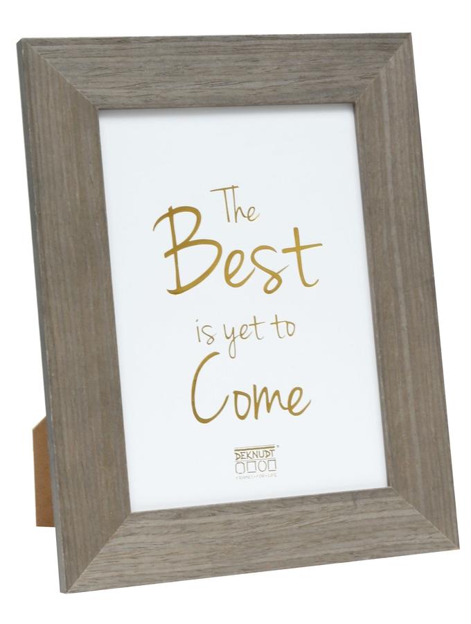 deknudt frames Cadre photo avec structure bois fini avec une couleur grise S46ZH7