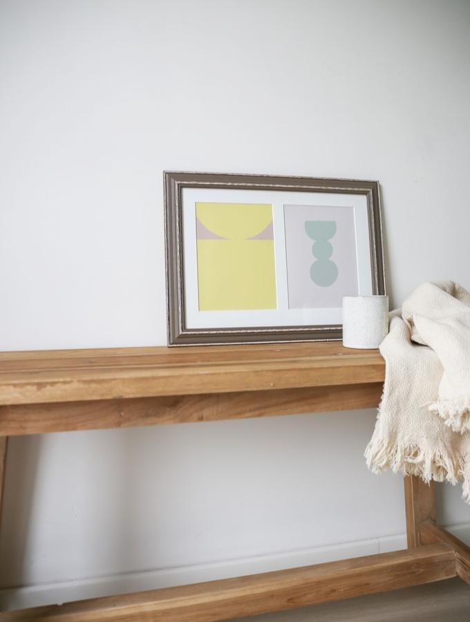 Deknudt Frames Cadre Photo Beige Avec Passe-partout Pour 2 Photos S221F3 P2