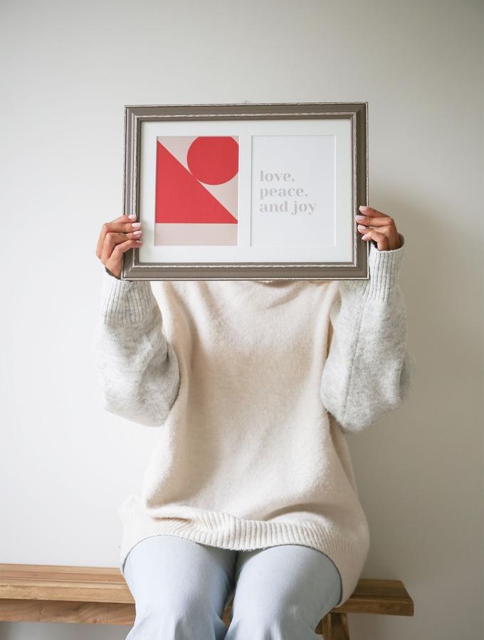 Deknudt Frames Cadre Photo Beige Avec Passe-partout Pour 2 Photos S221F3 P2