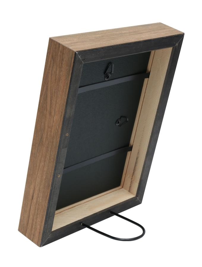 Deknudt Frames Cadre Photo Beige En Bois Avec Bord En Couleur Bois S46PH3