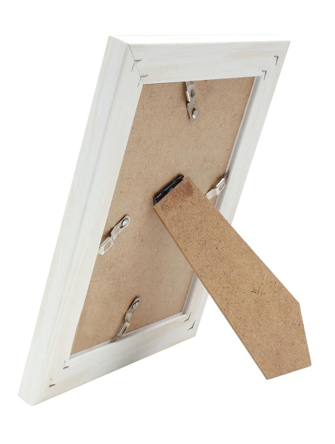 Deknudt Frames Cadre Photo Blanc Avec Biseau Noir S46XF1