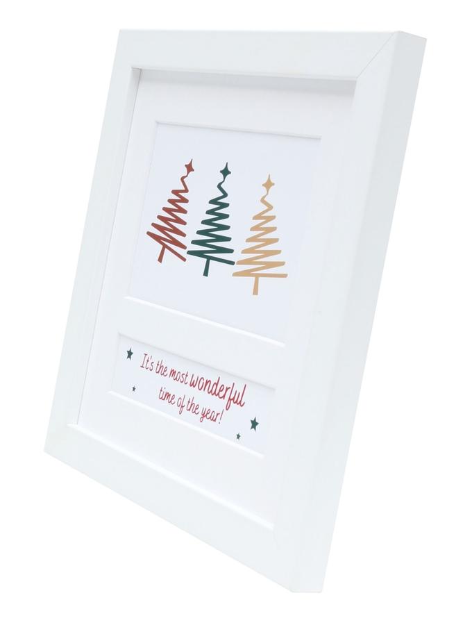 Deknudt Frames Cadre Photo Blanc Avec Motif Noël S45SK1 E2