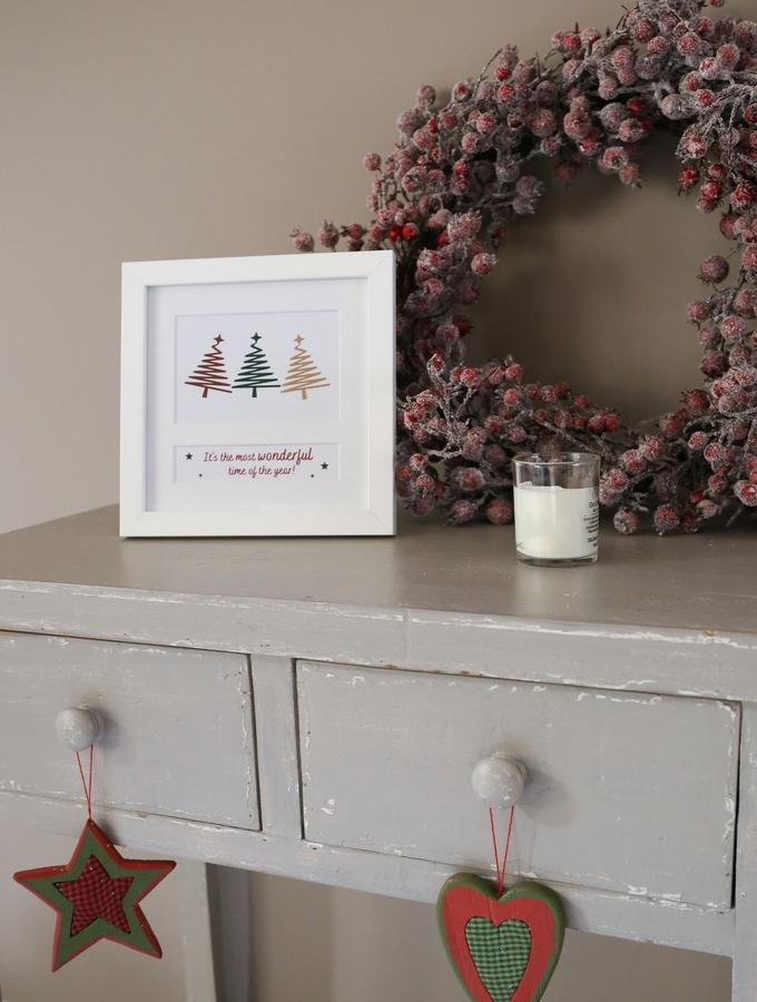 Deknudt Frames Cadre Photo Blanc Avec Motif Noël S45SK1 E2