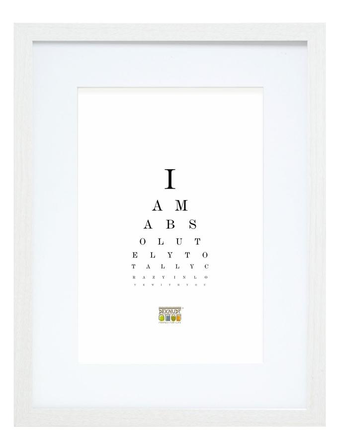 Deknudt Frames Cadre Photo Blanc Avec Passe-partout Blanc S66KF1 P1
