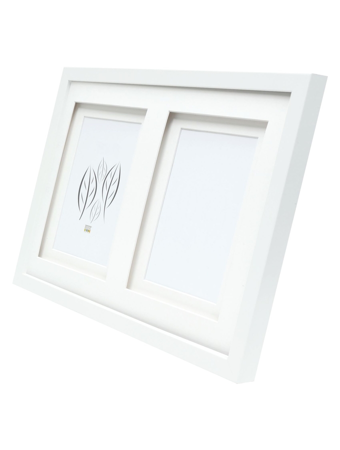Deknudt Frames Cadre Photo Blanc Avec Passe-partout Double Pour 2 Photos S65KK1 P2