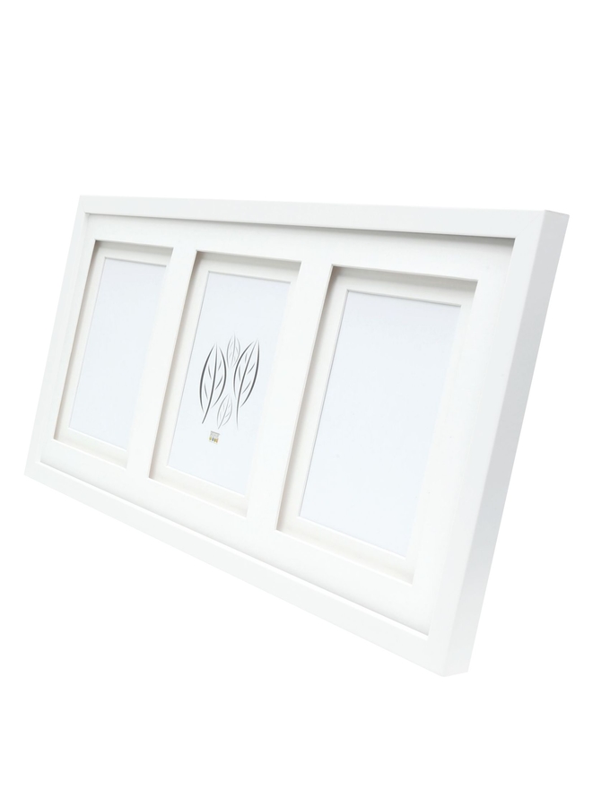 Deknudt Frames Cadre Photo Blanc Avec Passe-partout Double Pour 3 Photos S65KK1 P3