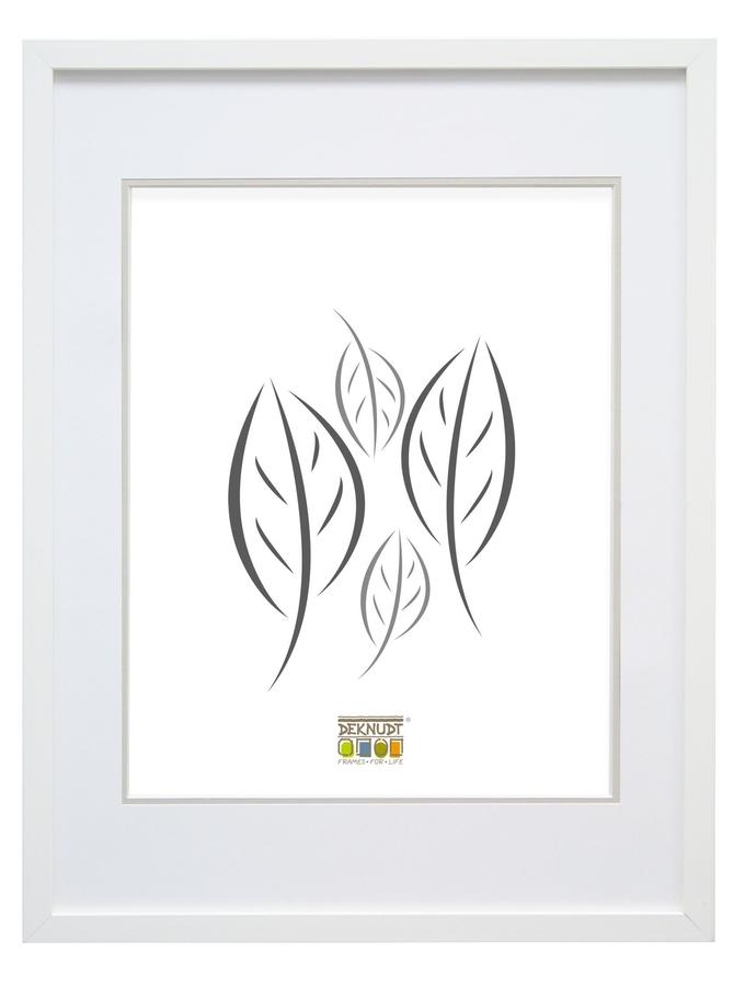 Deknudt Frames Cadre Photo Blanc Avec Passe-partout S43AK1 P1