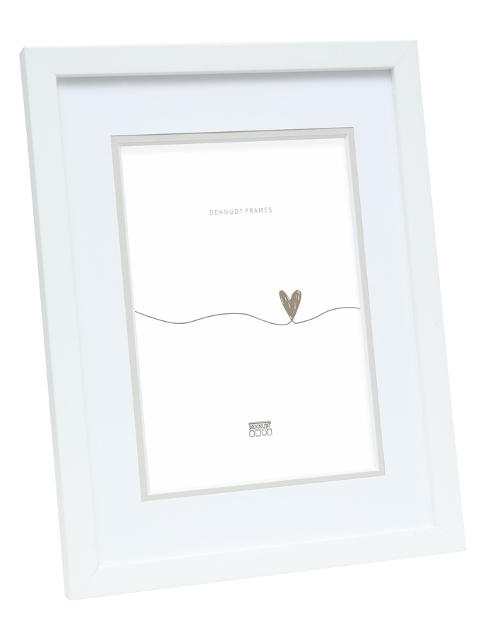 deknudt frames Cadre photo blanc avec passe-partout S43AK1 P1