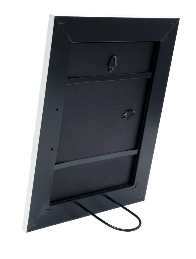 Deknudt Frames Cadre Photo Blanc Avec Structure Bois S45MF1