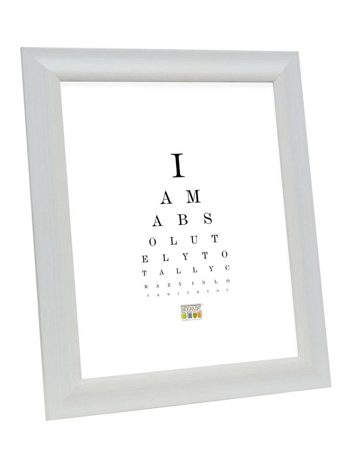 deknudt frames Cadre photo blanc avec structure bois S45MF1