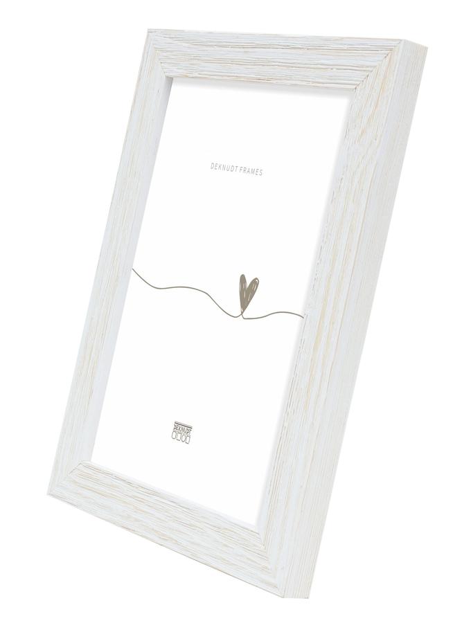 Deknudt Frames Cadre Photo Blanc En Bois De Plage Patiné S68VF1