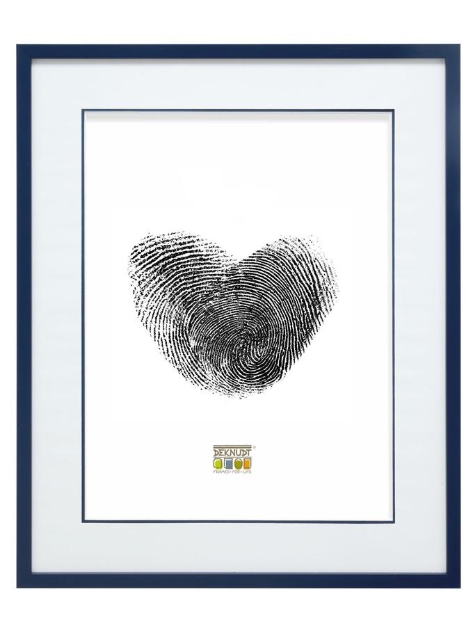 Deknudt Frames Cadre Photo Bleu Avec Passe-partout S43AM6 P1