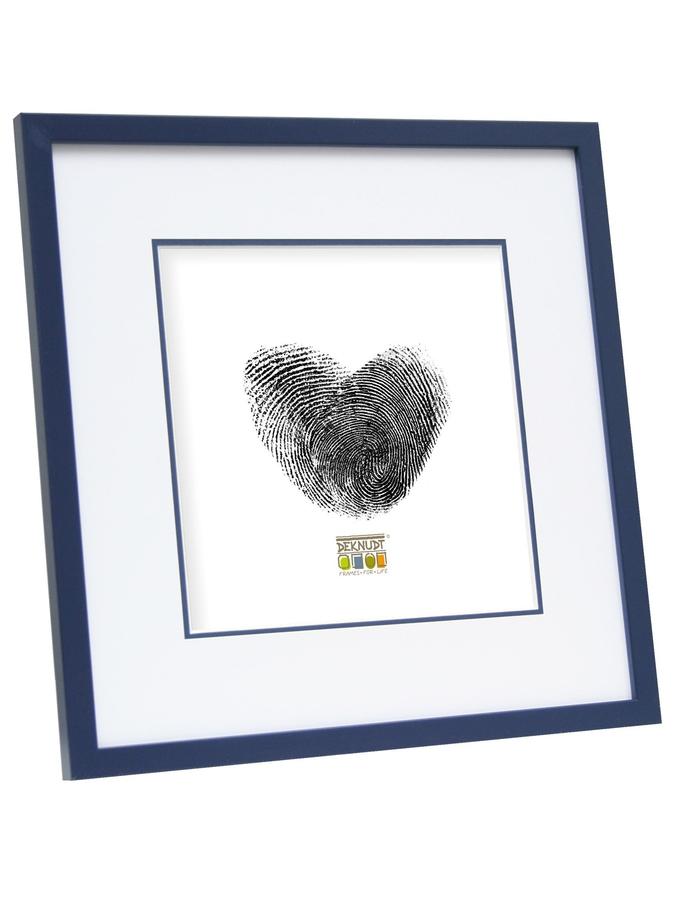 deknudt frames Cadre photo bleu avec passe-partout S43AM6 P1