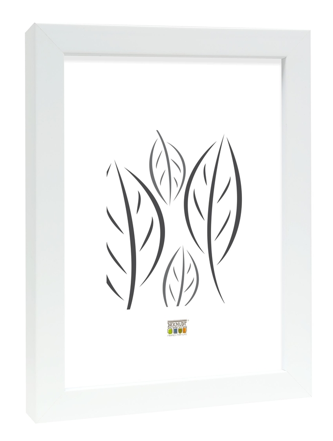 deknudt frames Cadre photo bois blanc - moulure haute S43DL1