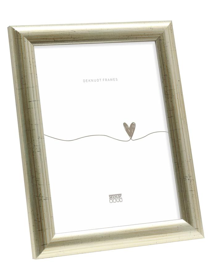 deknudt frames Cadre photo bois en couleur argenté S40CD2