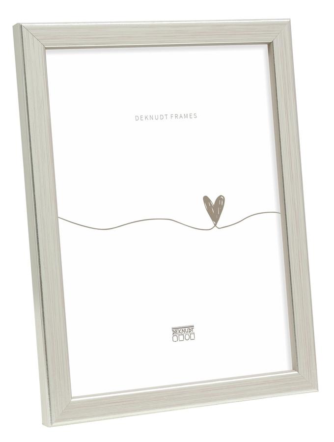 deknudt frames Cadre photo bois en couleur argenté S41JD1