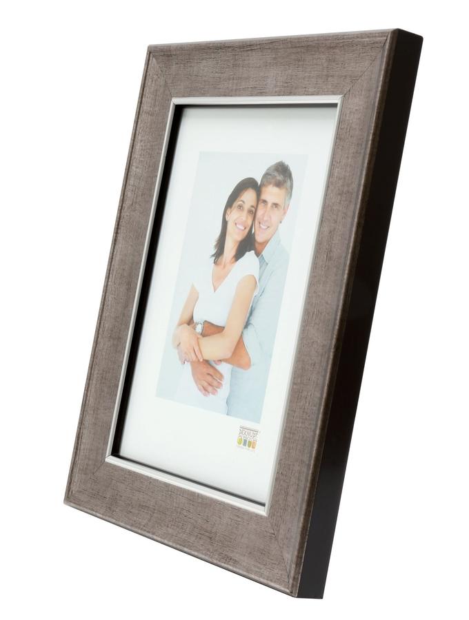 Deknudt Frames Cadre Photo Bois En Couleur Argenté S46ED1
