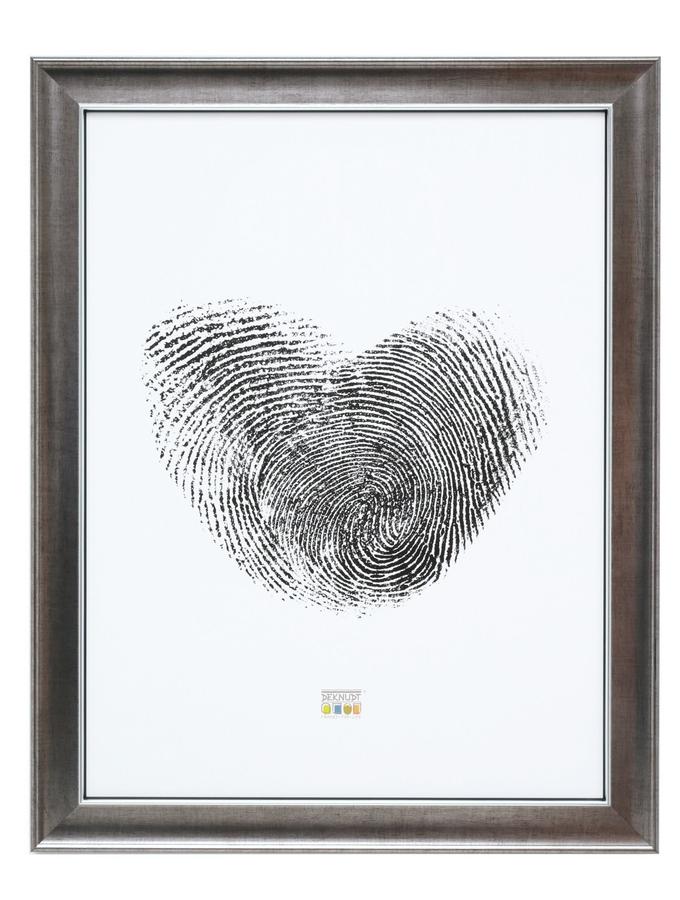 Deknudt Frames Cadre Photo Bois En Couleur Argenté S46ED1