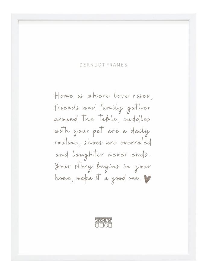 Deknudt Frames Cadre Photo Bois En Couleur Blanc S41JK1