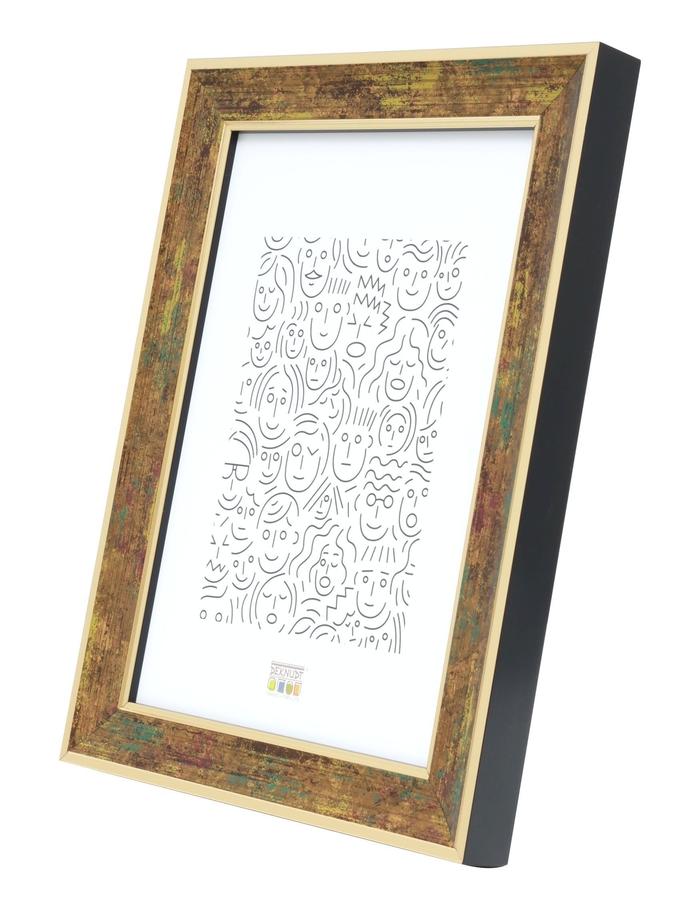 Deknudt Frames Cadre Photo Bois En Couleur Doré En Combinaison Avec Vert Et Rouge Foncé S40JB2