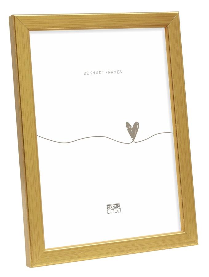 deknudt frames Cadre photo bois en couleur doré S41JA1 deknudt frames Cadre photo bois en couleur doré S41JA1