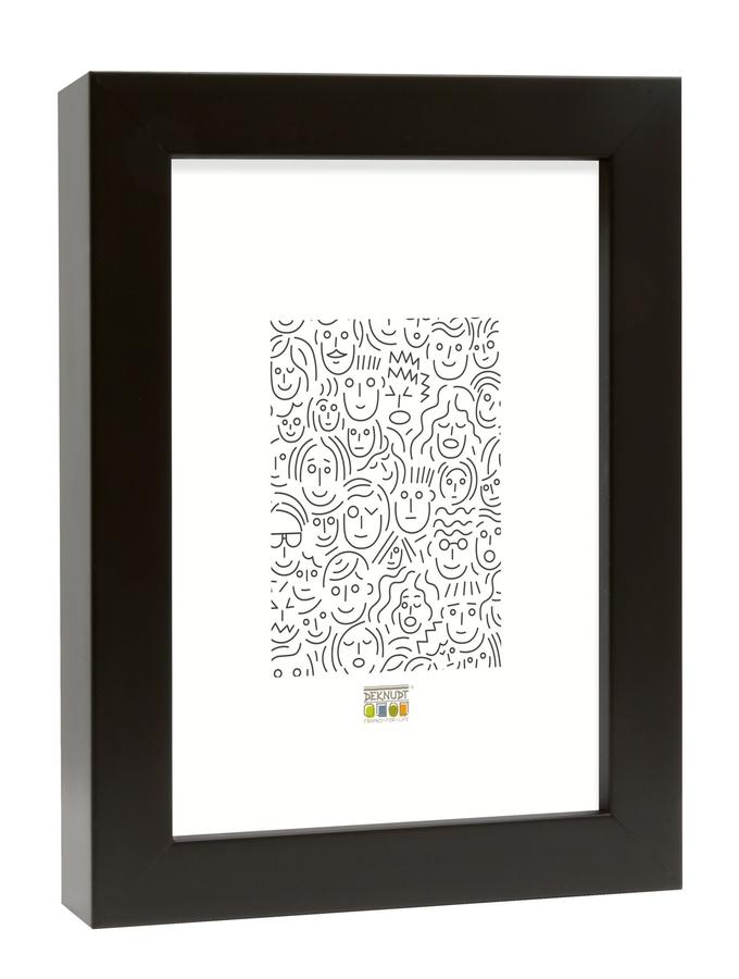deknudt frames Cadre photo bois noir - moulure haute S43DL2