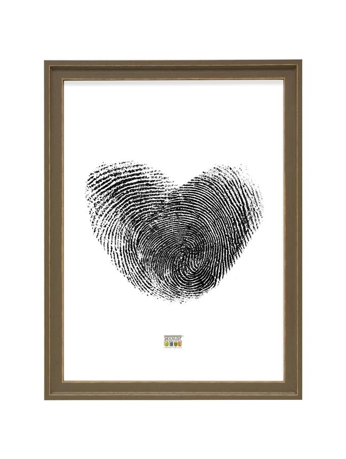 Deknudt Frames Cadre Photo Bois Peint à La Main En Brun S45ES7