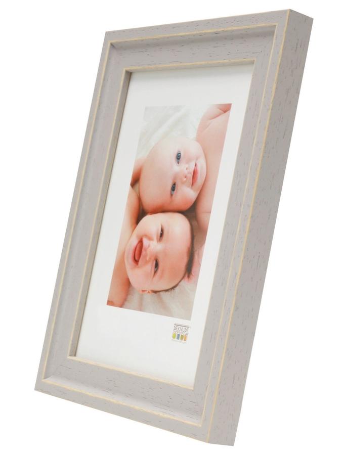 Deknudt Frames Cadre Photo Bois Peint à La Main En Gris Clair S45ES3