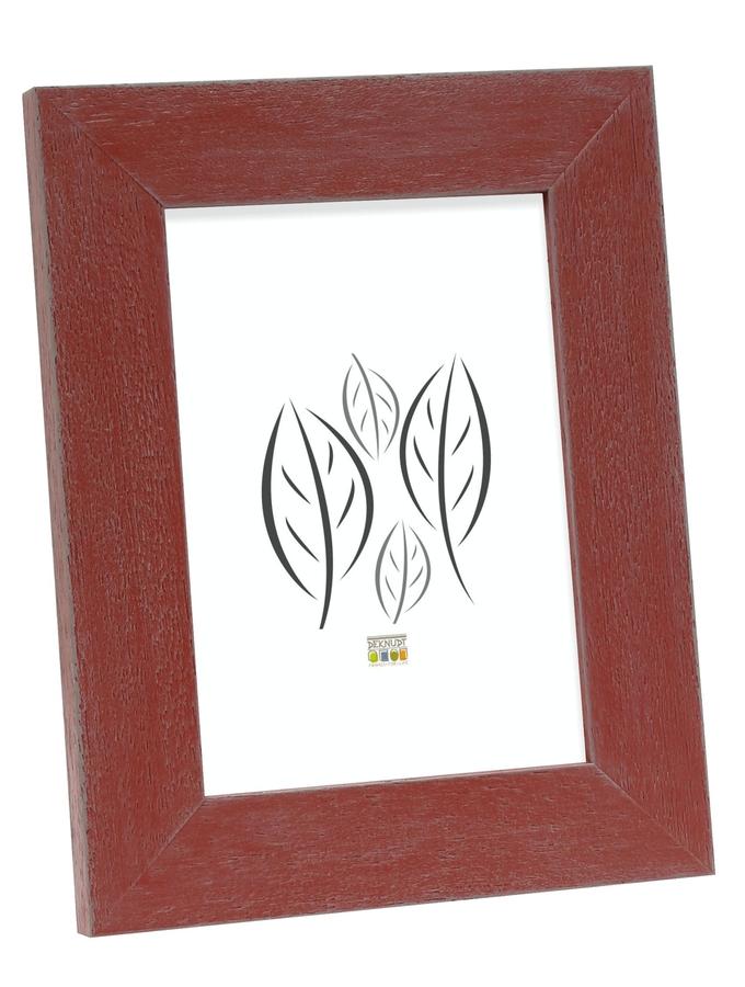 deknudt frames Cadre photo bois peint en rouge S49BW4