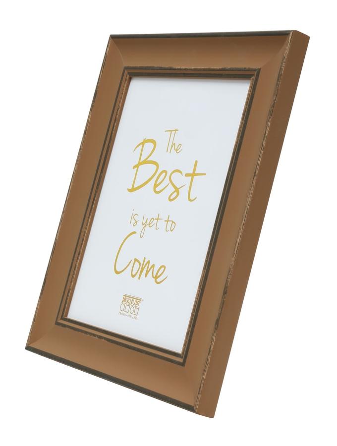 Deknudt Frames Cadre Photo Brun Avec Biseau Noir S46XF3