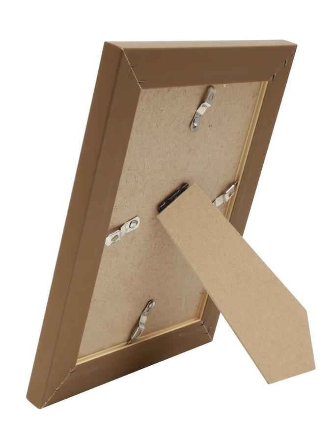 Deknudt Frames Cadre Photo Brun Avec Biseau Noir S46XF3