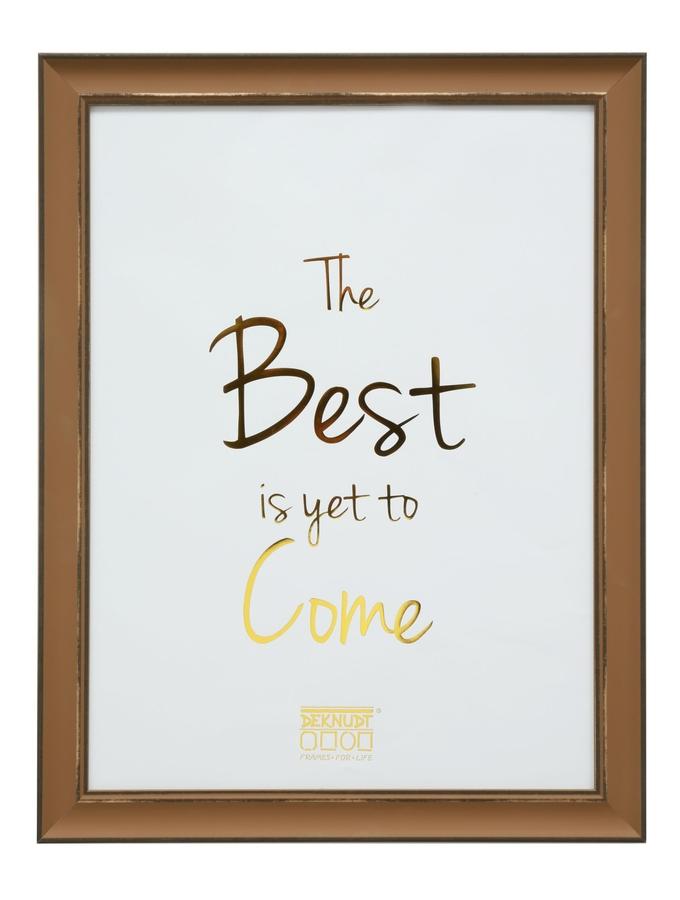 Deknudt Frames Cadre Photo Brun Avec Biseau Noir S46XF3