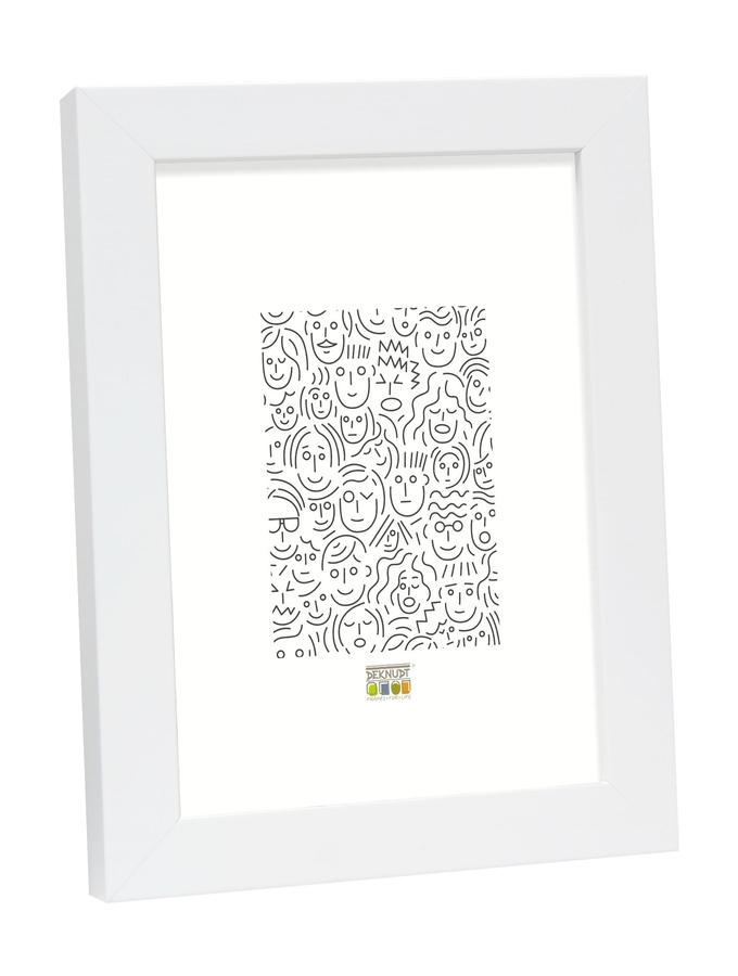 deknudt frames Cadre photo contemporain en bois blanc S40RK1