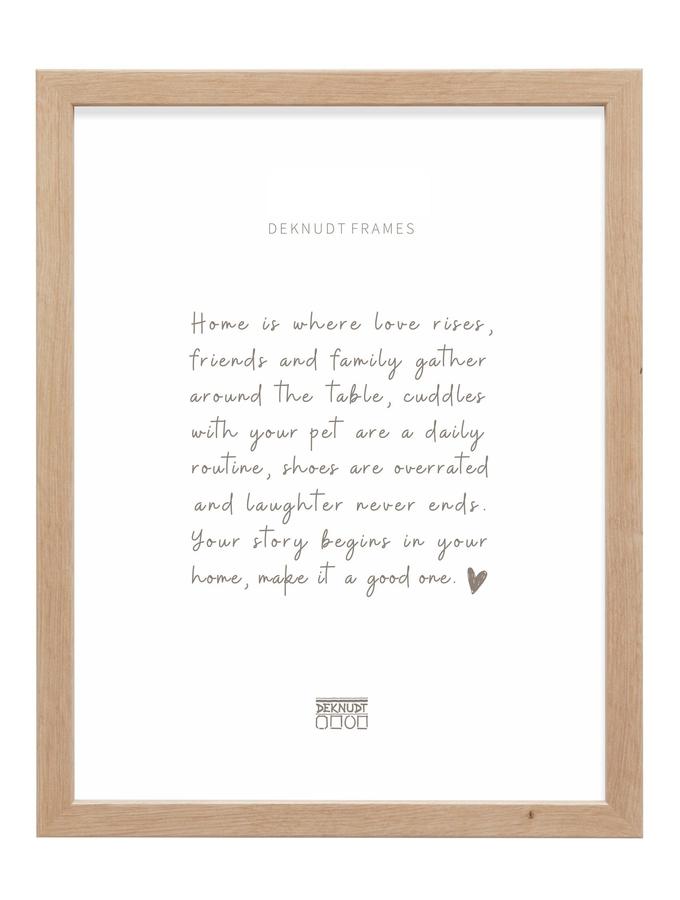 Deknudt Frames Cadre Photo Contemporain En Couleur Bois Clair S45SH1