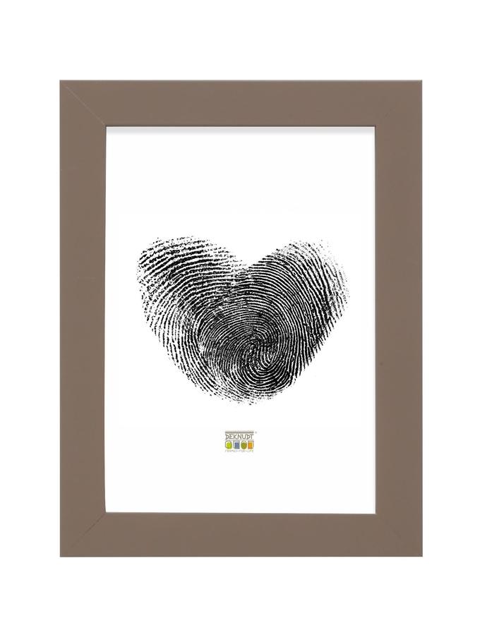 deknudt frames Cadre photo contemporain en taupe S45SK9