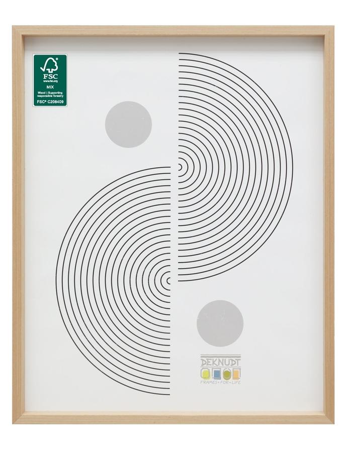 Deknudt Frames Cadre Photo - Couleur Bois Clair - épuré - Hout - FSC Mix WB-COC-001906 S68XH3