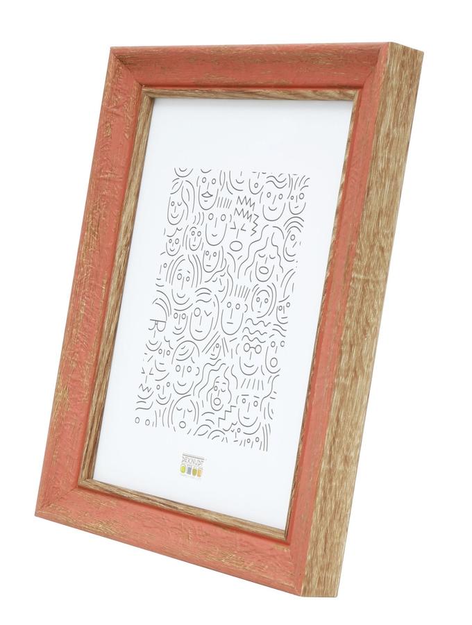 Deknudt Frames Cadre Photo Dans Une Finition Bois De Plage En Couleur Vieux Rose S46TG4
