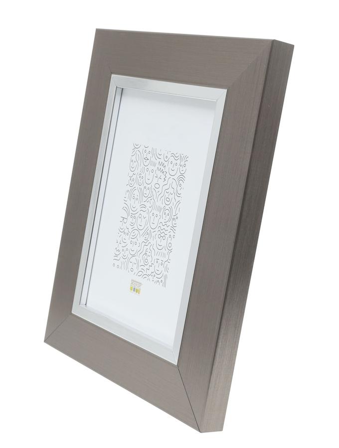 Deknudt Frames Cadre Photo En Argenté Avec Biseau Argenté S41ND1