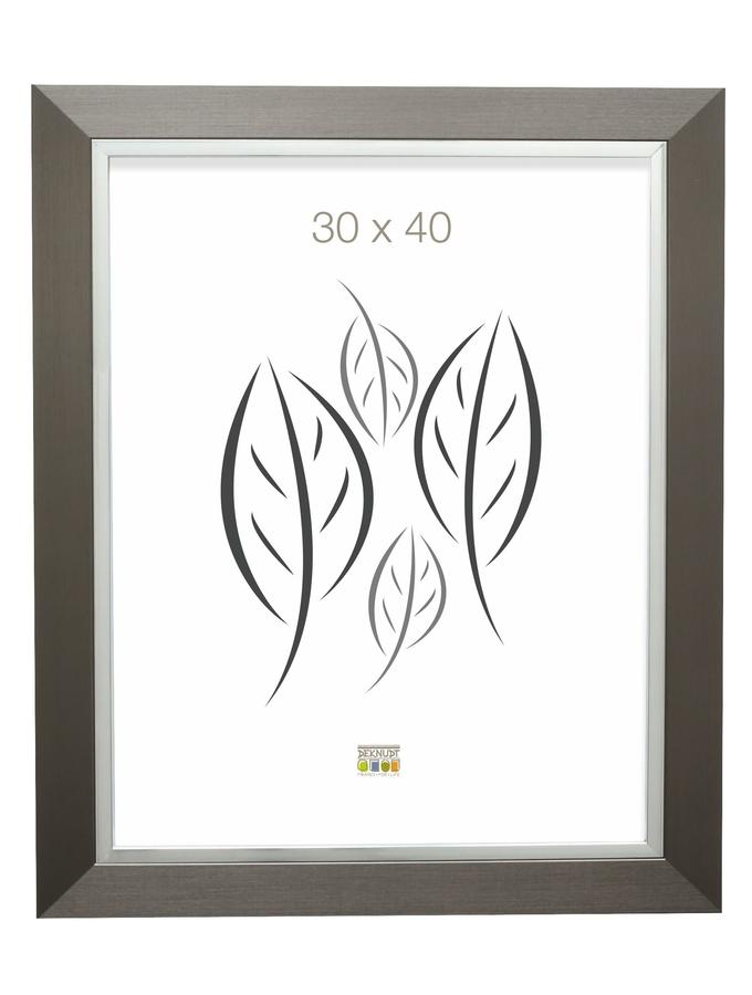 Deknudt Frames Cadre Photo En Argenté Avec Biseau Argenté S41ND1