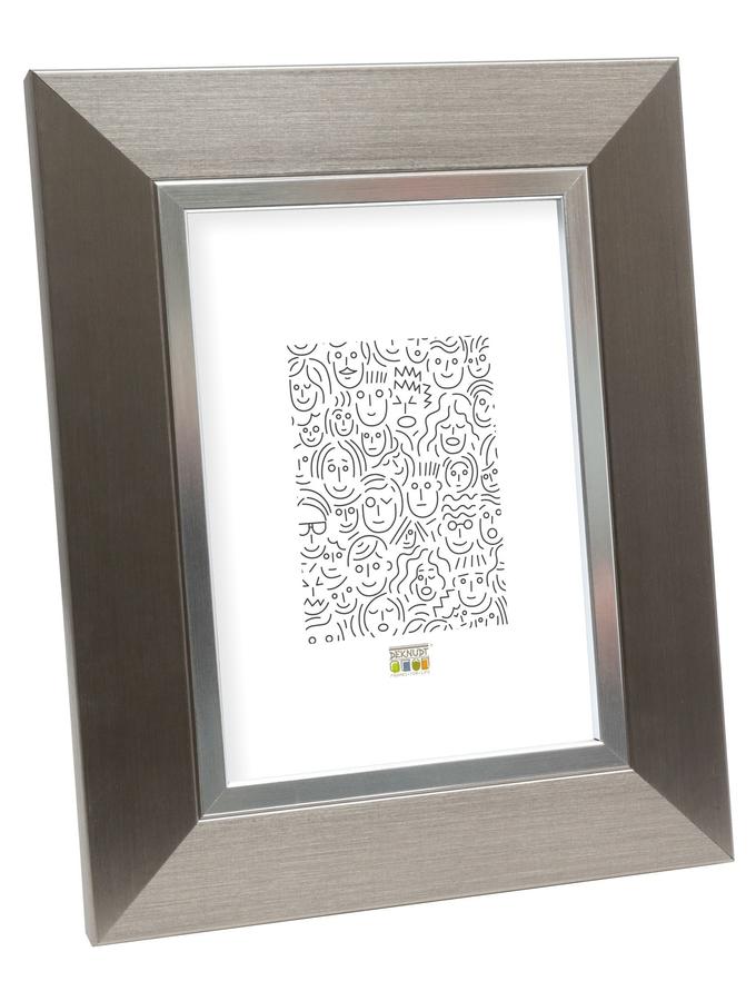 deknudt frames Cadre photo en argenté avec biseau argenté S41ND1