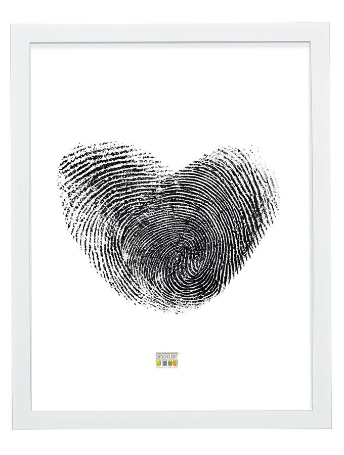 Deknudt Frames Cadre Photo En Blanc Avec Bord En Argenté S41VK1