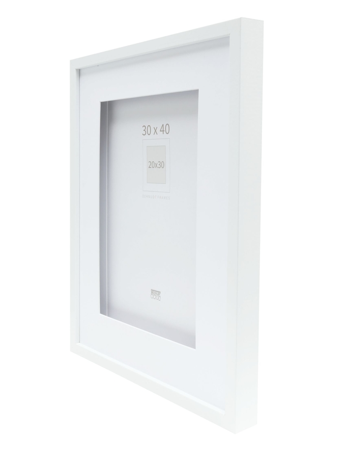 Deknudt Frames Cadre Photo En Blanc Avec Double Passe-partout S67NK1 P1