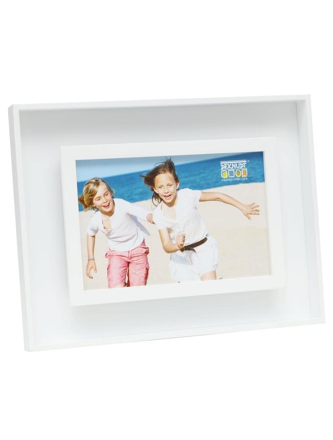 deknudt frames Cadre photo en blanc avec effet profondeur S68DK1