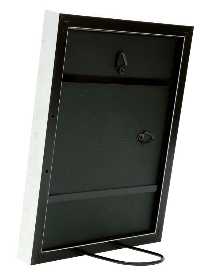 Deknudt Frames Cadre Photo En Blanc Avec Filet Argenté S46DF1